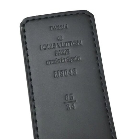 LOUIS VUITTON LV Initiales Belt 40mm 85/34 Monogram Eclipse Black M9043 70RL372 main image 7